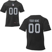 Nike Oakland Raiders Infant Black Customized Jersey