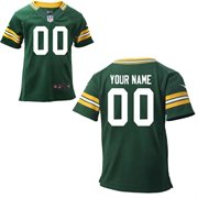 Nike Green Bay Packers Infant Customized Green Jersey