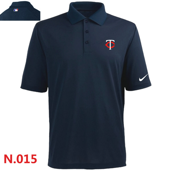 Nike Minnesota Twins  2014 Players Performance Polo -Dark biue