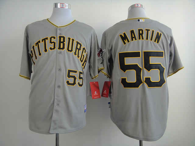 MLB Pittsburgh Pirates #55 Martin Grey Jersey