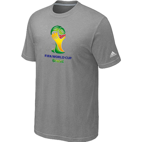 Adidas 2014 The World Cup Soccer T-Shirt Light Grey