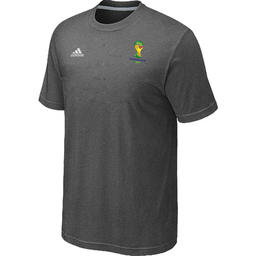 Dark Grey Adidas 2014 The World Cup Soccer T-Shirt