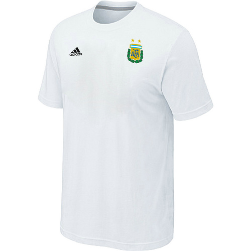 White Adidas The World Cup Argentina Soccer T-Shirt