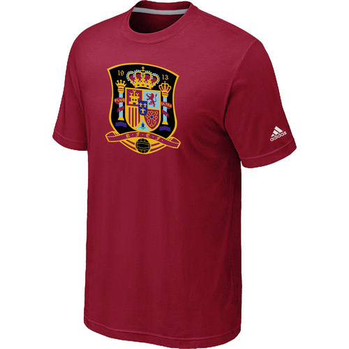 Adidas The World Cup Spain Soccer T-Shirt Red