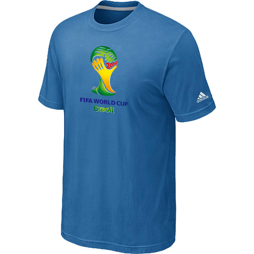 Adidas 2014 The World Cup Soccer T-Shirt light Blue