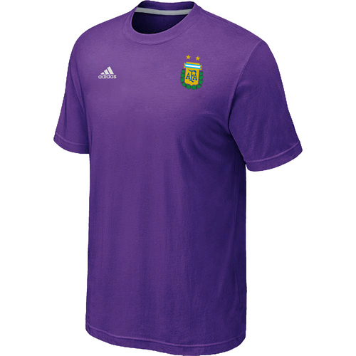 Purple Adidas The World Cup Argentina Soccer T-Shirt