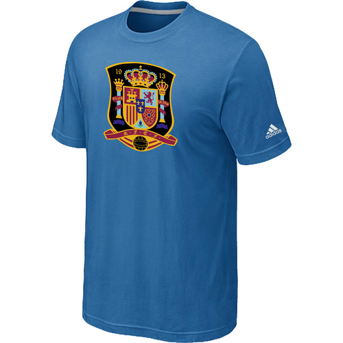 Adidas The World Cup Spain Soccer T-Shirt light Blue