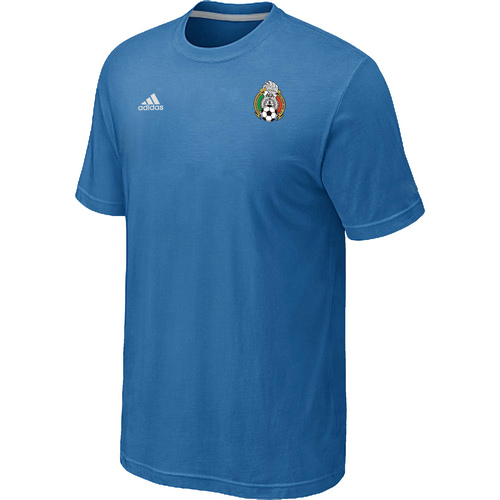 Adidas The World Cup Mexico Soccer T-Shirt Light Blue