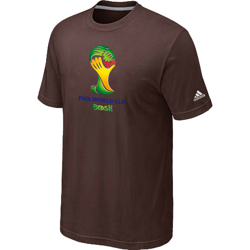 Adidas 2014 The World Cup Soccer T-Shirt Brown