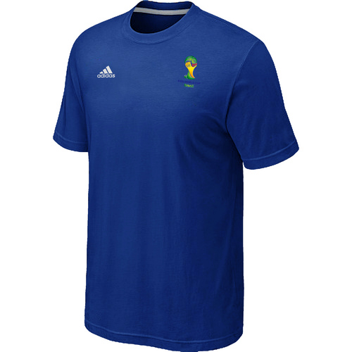 Blue Adidas 2014 The World Cup Soccer T-Shirt