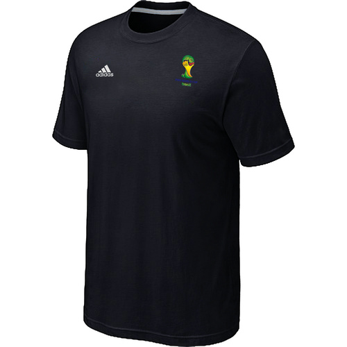 Black Adidas 2014 The World Cup Soccer T-Shirt
