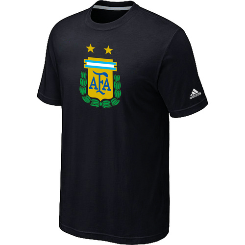Adidas The World Cup Argentina Soccer Black T-Shirt