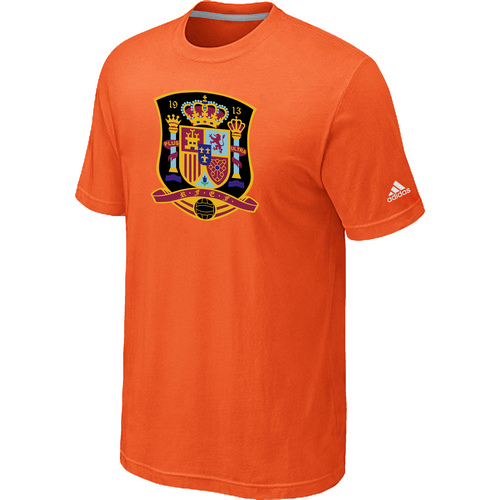 Adidas The World Cup Spain Soccer T-Shirt Orange