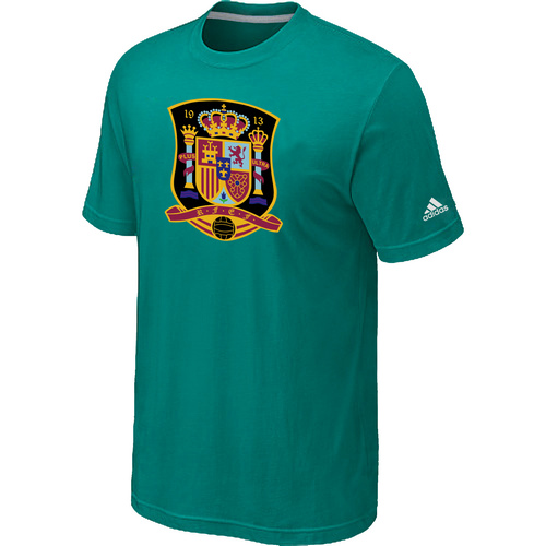 Adidas The World Cup Spain Soccer T-Shirt Green