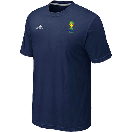 Dark blue Adidas 2014 The World Cup Soccer T-Shirt