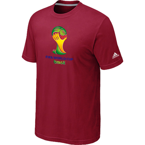 Adidas 2014 The World Cup Soccer T-Shirt Red