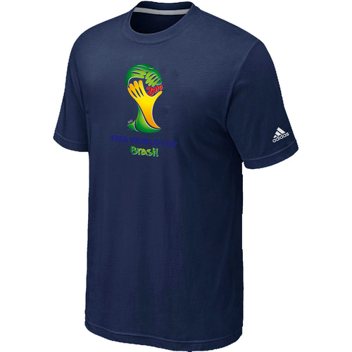 Adidas 2014 The World Cup Soccer T-Shirt Dark blue