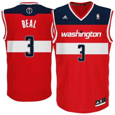 NBA Washington Wizards #3 Beal Red Jersey