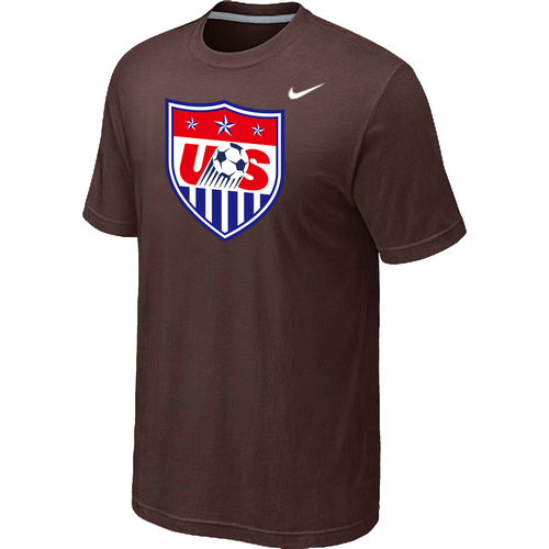 Nike The World Cup  USA Soccer T-Shirt Brown