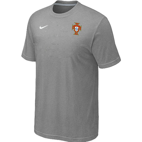 Nike The World Cup Portugal Soccer T-Shirt Light Grey