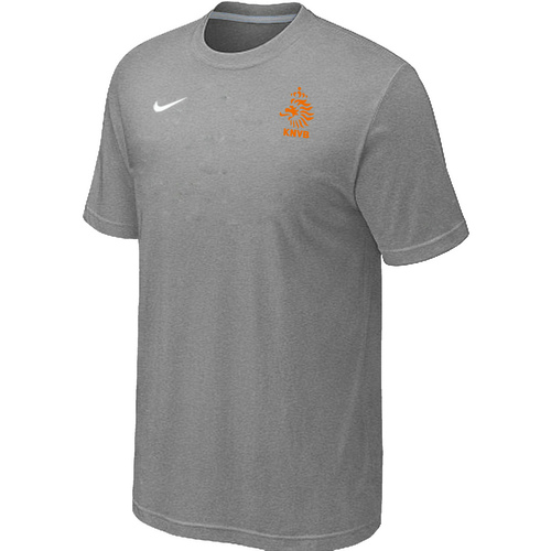 Nike The World Cup  Netherlands Soccer T-Shirt Light Grey