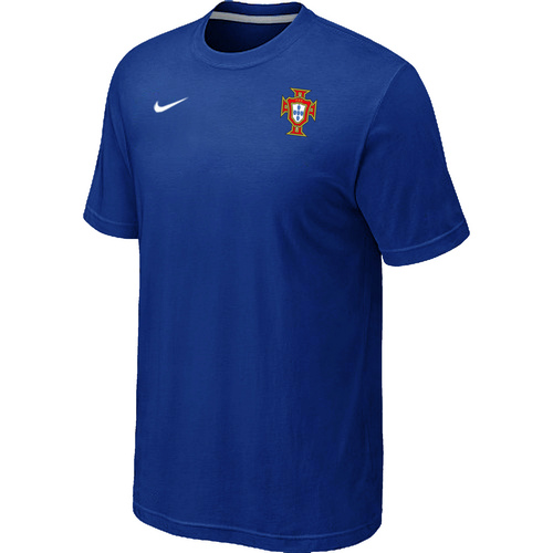 Nike The World Cup Portugal Soccer T-Shirt Blue