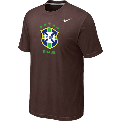 Nike The World Cup Brazil Soccer T-Shirt Brown