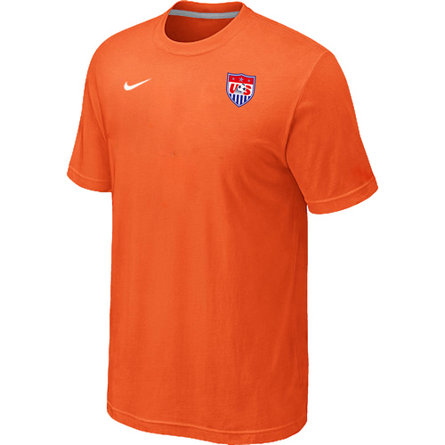 Nike The World Cup  USA Soccer T-Shirt Orange