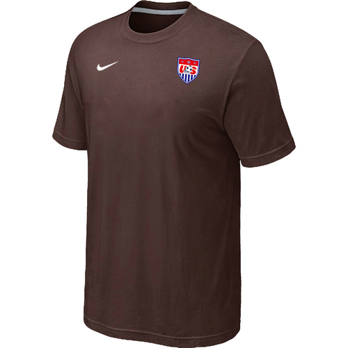 Nike The World Cup  USA Soccer T-Shirt Brown