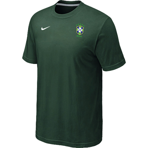 Nike The World Cup Brazil Soccer T-Shirt Dark Green
