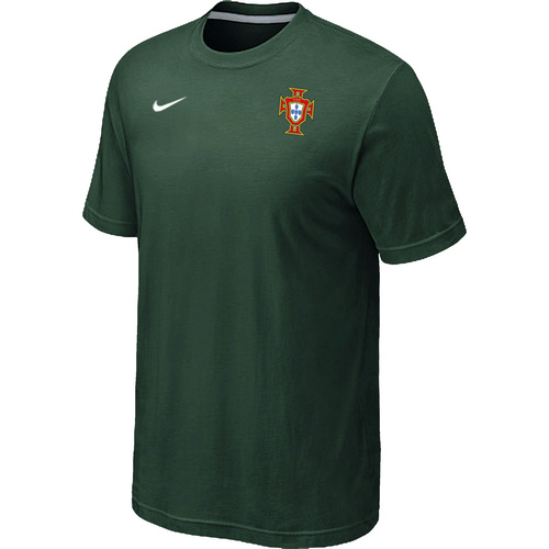 Nike The World Cup Portugal Soccer T-Shirt Dark Green