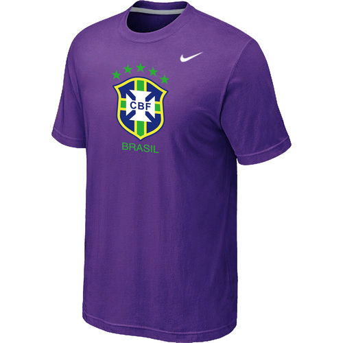 Nike The World Cup Brazil Soccer T-Shirt Purple