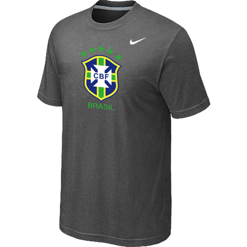 Nike The World Cup Brazil Soccer T-Shirt Dark Grey