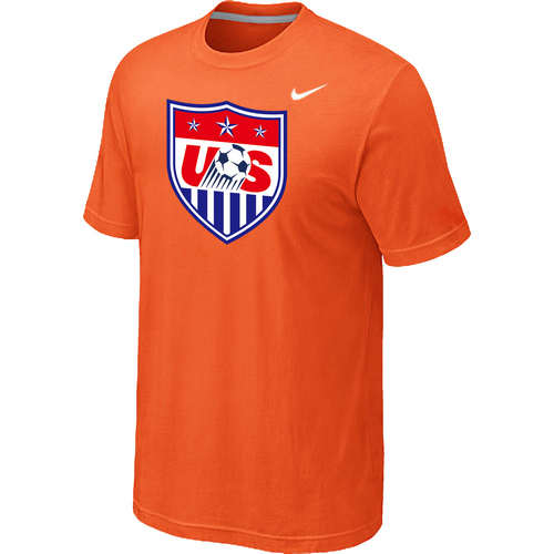 Nike The World Cup  USA Soccer T-Shirt Orange