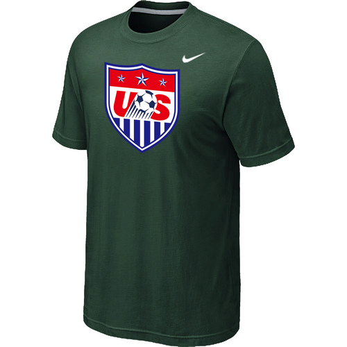 Nike The World Cup  USA Soccer T-Shirt Dark Green