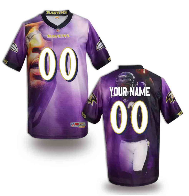 Nike Baltimore Ravens Fashion New Custom Jersey 3