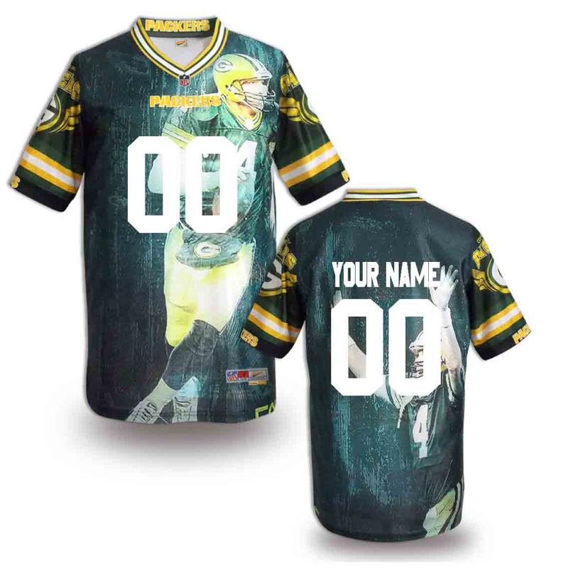 Nike Green Bay Packers Fashion New Custom Jersey 2
