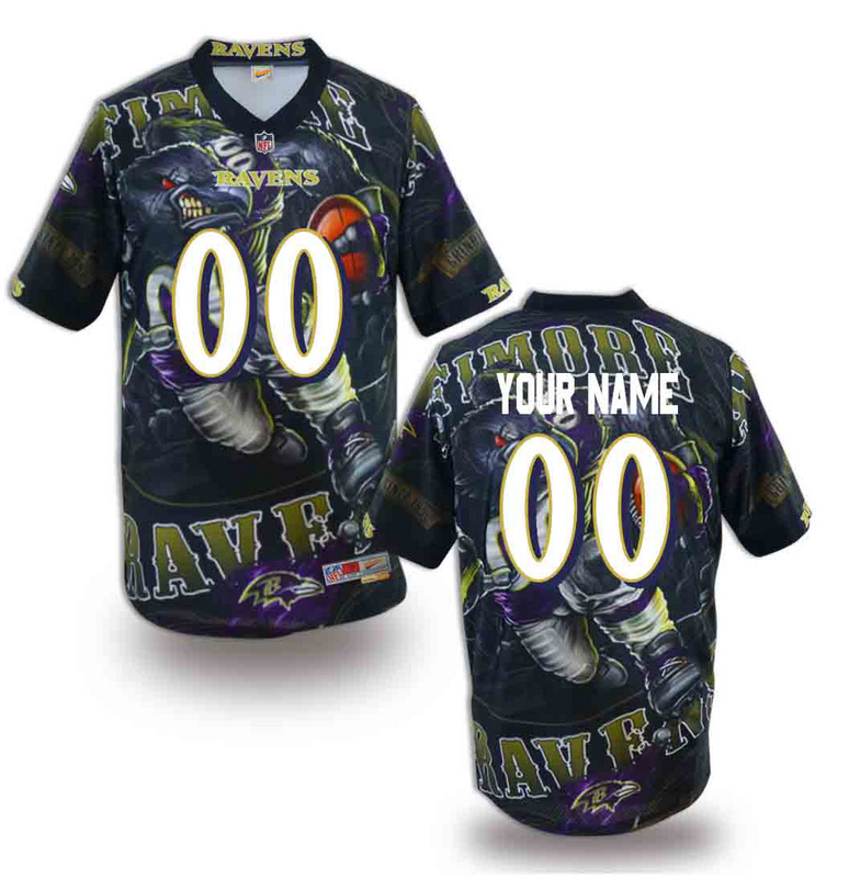 Nike Baltimore Ravens Fashion New Custom Jersey 4