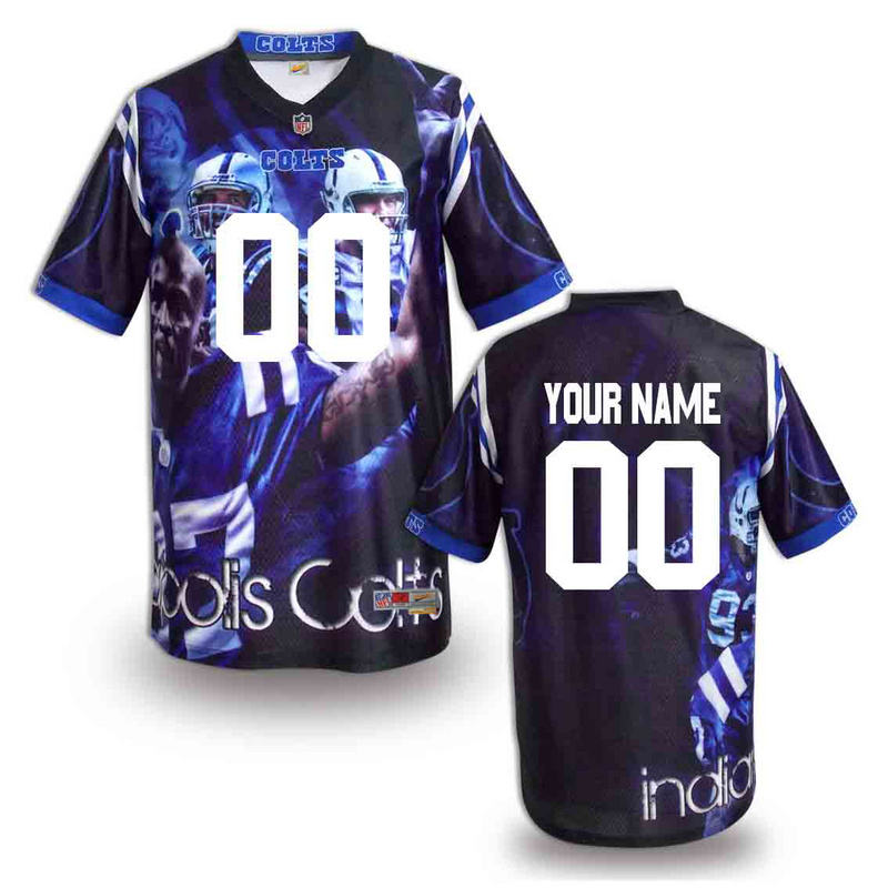 Nike Indianapolis Colts Fashion New Custom Jersey 3