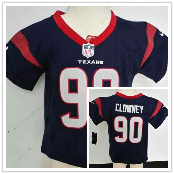 Nike Houston Texans #90 Clowney Youth Red Jersey 2-5T