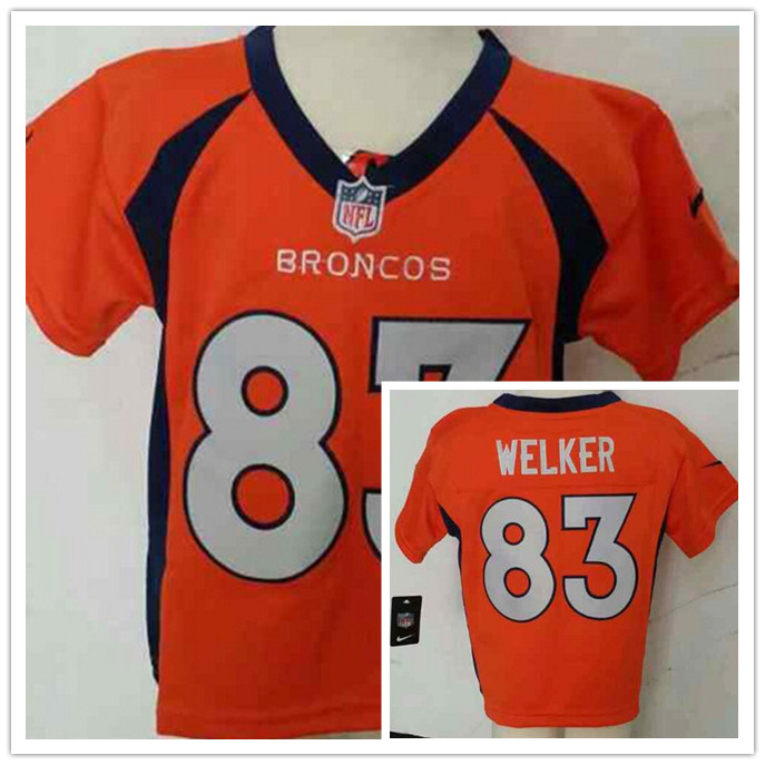 Nike Denver Broncos #83 Welker Orange Kids Jersey(2-4Y)