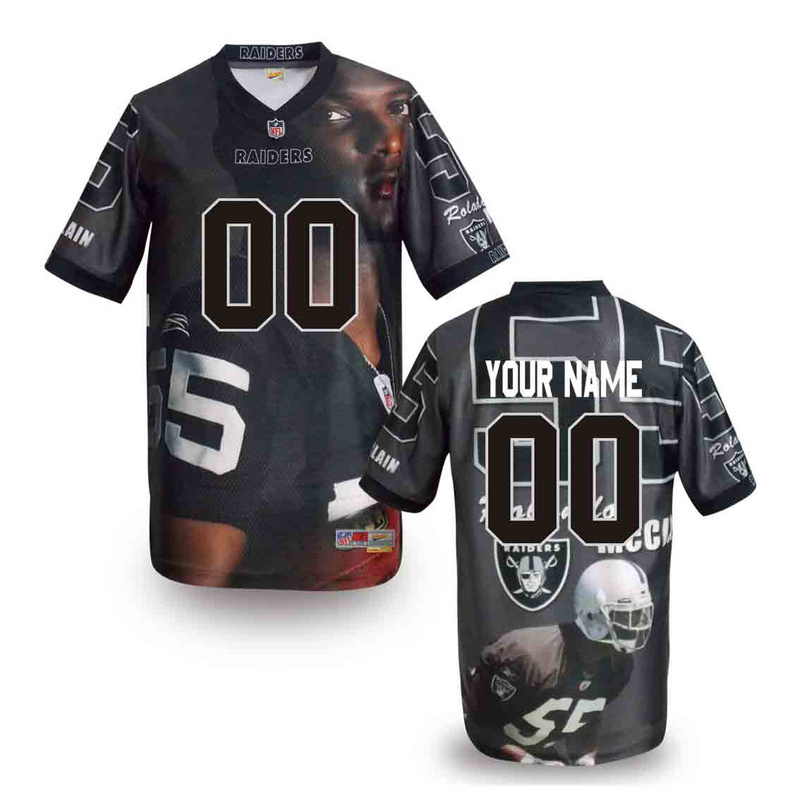 Nike Oakland Raiders Fashion New Custom Jersey 3