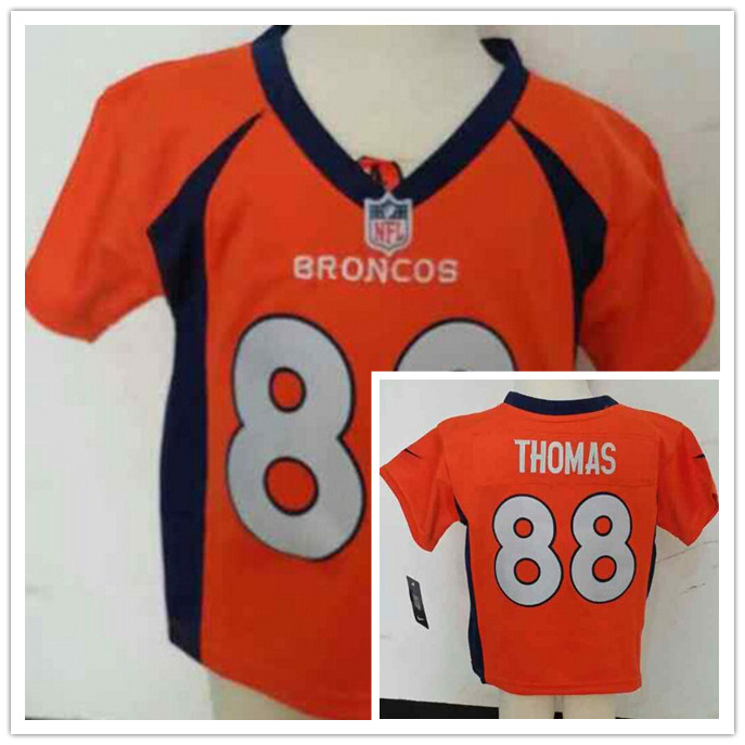 Nike Denver Broncos #88 Thomas Orange Kids Jersey 2-5T