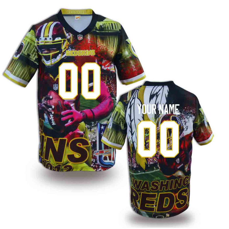 Nike Washington Redskins Fashion New Custom Jersey 4