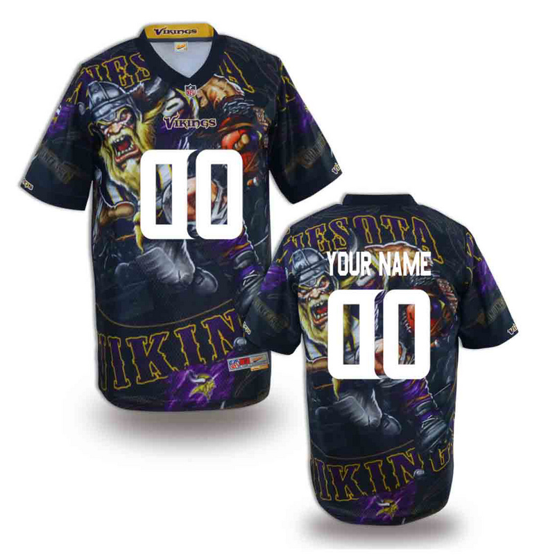 Nike Minnesota Vikings Fashion New Custom Jersey 10
