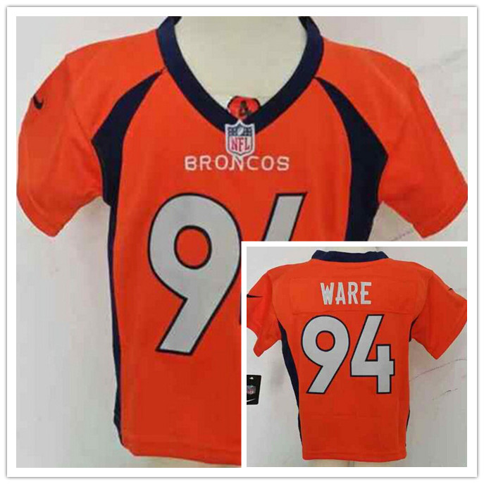 Nike Denver Broncos #94 Ware Orange Kids Jersey(2-4Y)