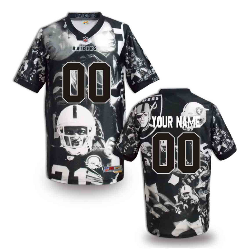 Nike Oakland Raiders Fashion New Custom Jersey 2