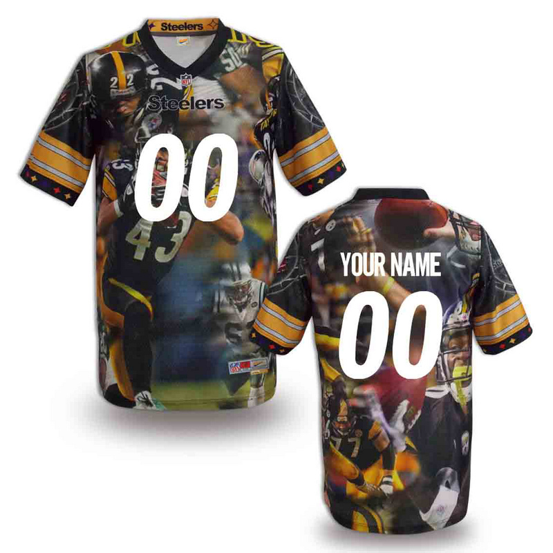 Nike Pittsburgh Steelers Fashion New Custom Jersey 3
