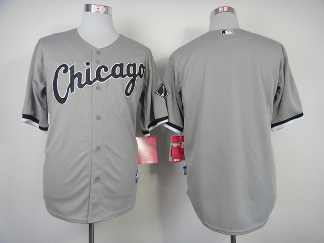 MLB Chicago White Sox Blank Grey Jersey