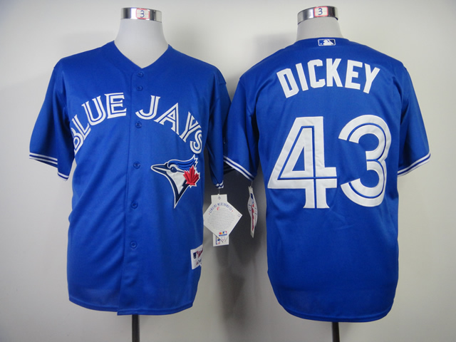 MLB Toronto Blue Jays #43 Dickey Blue Jersey